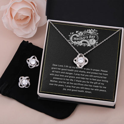 JGF Jewelry Gifts for Family | Necklace and Earrings Jewelry Set for Women | Pregnancy Gift for First Time Mom Basket