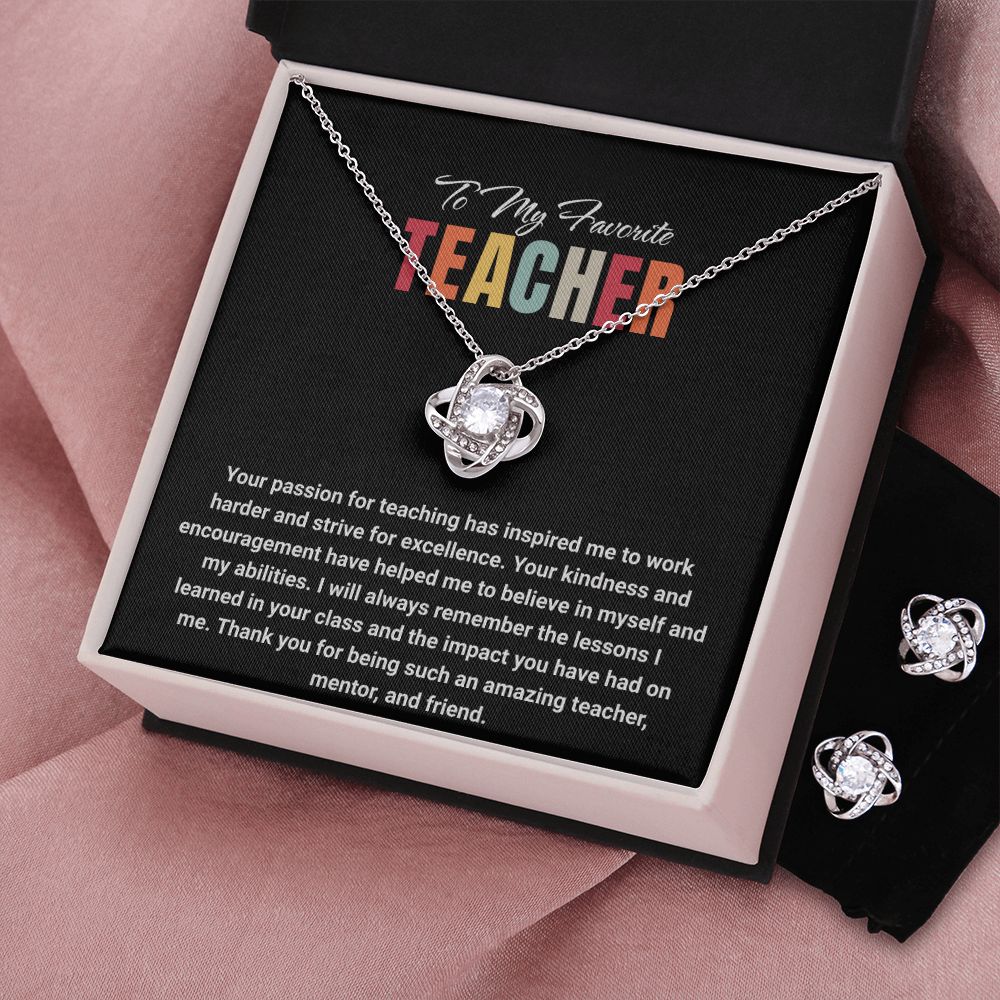 JGF Jewelry Gifts for Family: Jewelry Appreciation Necklace Jewelry Gift Set for Teachers Leaving for New Job