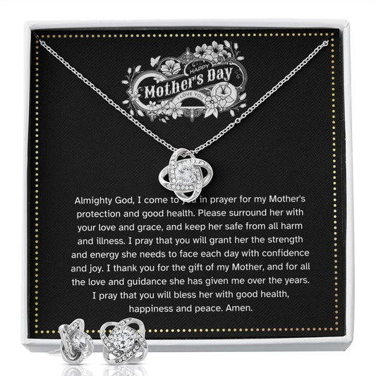JGF Jewelry Gifts for Family | Mothers Day Gift for Lesbian Moms | Necklace and Earrings Jewelry Set for Women