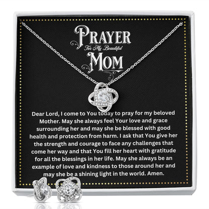 JGF Jewelry Gifts for Family | Basket Gift Set Items Birthday for Sister with Necklace | Prayer for Mom Far Away from Home to Send Love