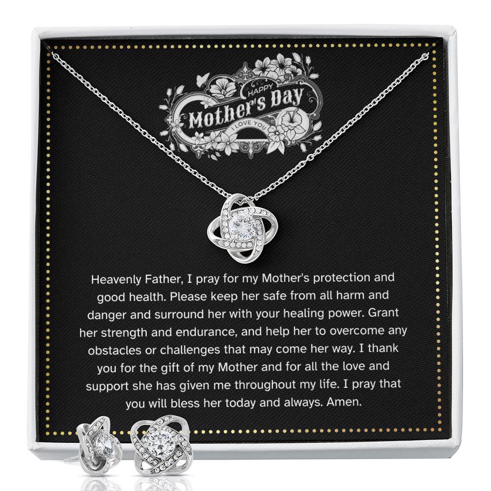 JGF Jewelry Gifts for Family | Necklace and Earrings Jewelry Set for Women | Happy Mothers Day Gift Box Items Set Ideas