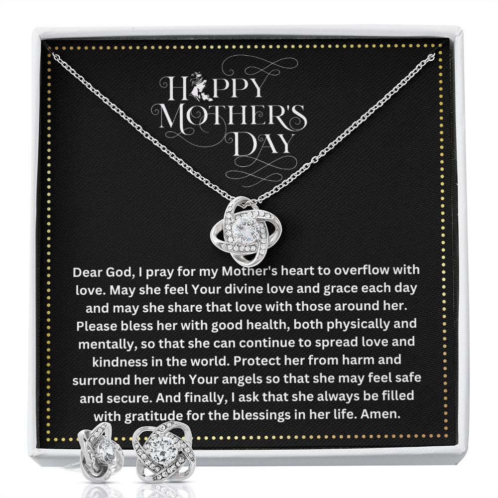 JGF Jewelry Gifts for Family | Necklace and Earring Set for Mom Who has Everything on Mother's Day