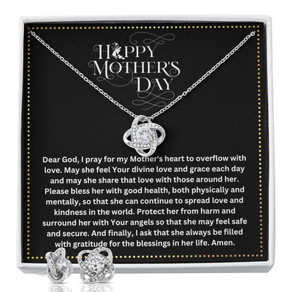 JGF Jewelry Gifts for Family | Necklace and Earring Set for Mom Who has Everything on Mother's Day