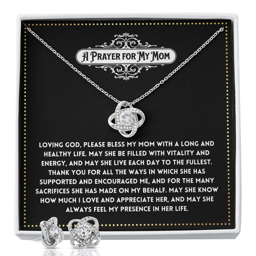 JGF Jewelry Gifts for Family - Prayer for Good Health Gift for Mom from Daughter and Son