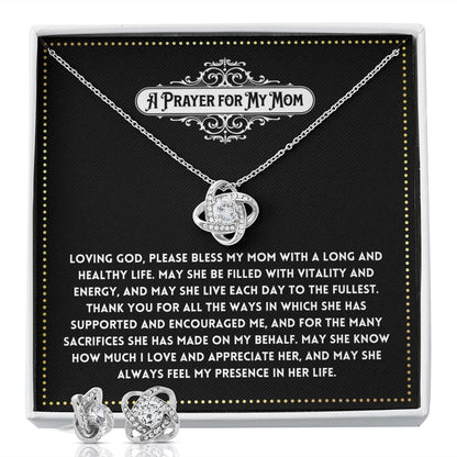 JGF Jewelry Gifts for Family - Prayer for Good Health Gift for Mom from Daughter and Son