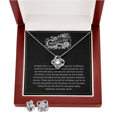 JGF Jewelry Gifts for Family | Mothers Day Gift for Lesbian Moms | Necklace and Earrings Jewelry Set for Women