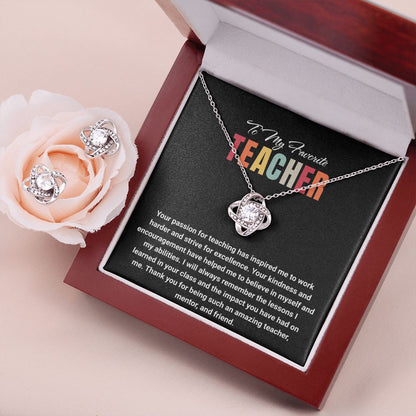 JGF Jewelry Gifts for Family: Jewelry Appreciation Necklace Jewelry Gift Set for Teachers Leaving for New Job
