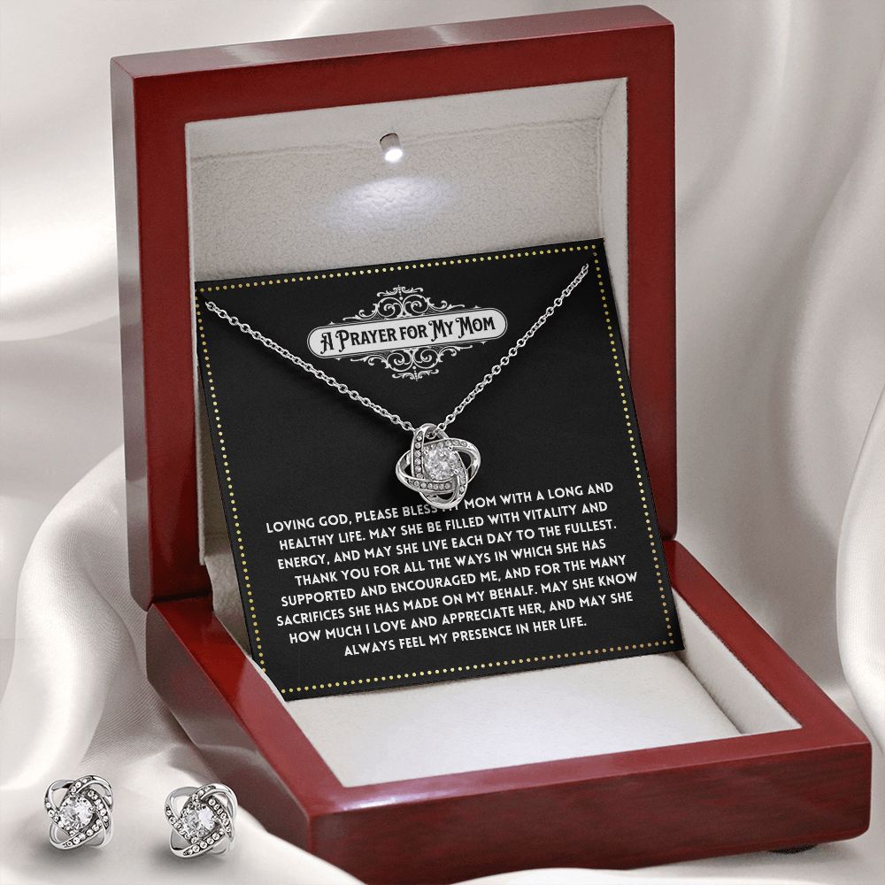 JGF Jewelry Gifts for Family - Prayer for Good Health Gift for Mom from Daughter and Son