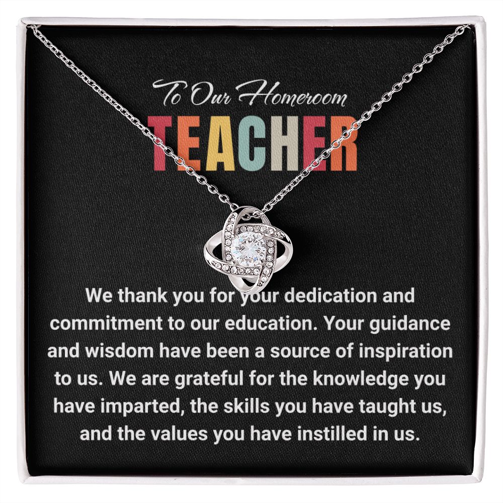 JGF Jewelry Gifts for Family: Thank You Teacher Appreciation Farewell End of Year Necklace Gift from Students