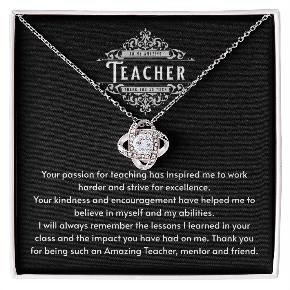 JGF Jewelry Gifts for Family Cubic Zirconia Crystal Necklace Jewelry GITS for Last Day of School for Teachers