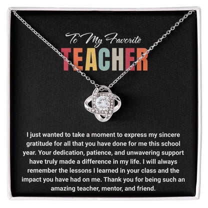 JGF Jewelry Gifts for Family: Sterling Silver Necklace as Thank You Farewell Gifts for High School Mentor Teachers