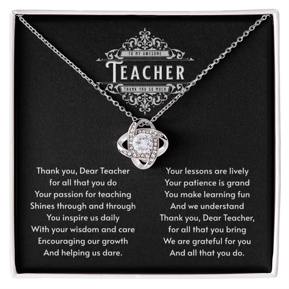JGF Jewelry Gifts for Family Sterling Silver Pendant Necklace Gift Box Basket Items Ideas for Teachers as Appreciation