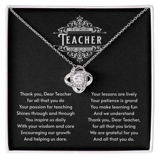 JGF Jewelry Gifts for Family Sterling Silver Pendant Necklace Gift Box Basket Items Ideas for Teachers as Appreciation
