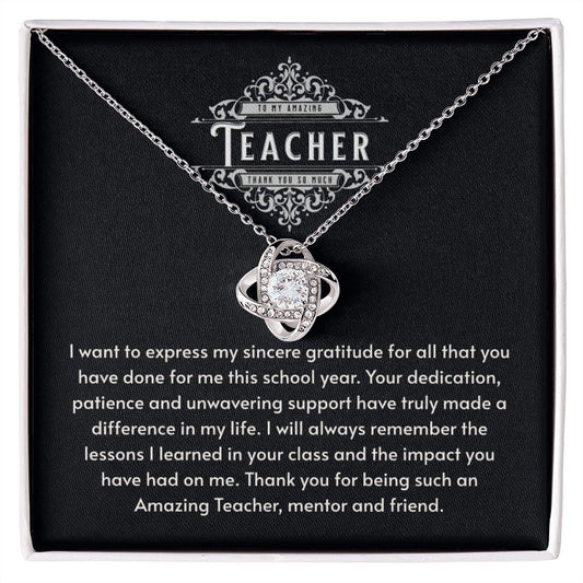 JGF Jewelry Gifts for Family Sterling Silver Necklace as Thank You Farewell Gifts for High School Mentor Teachers…