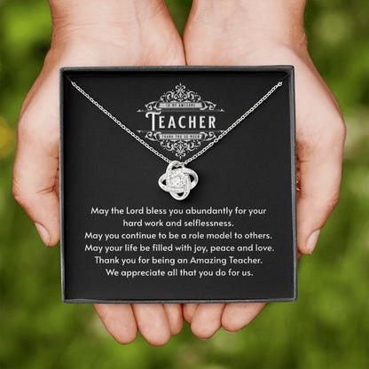 JGF Jewelry Gifts for Family: Thank You Teacher Appreciation Farewell End of Year Necklace Gift from Students
