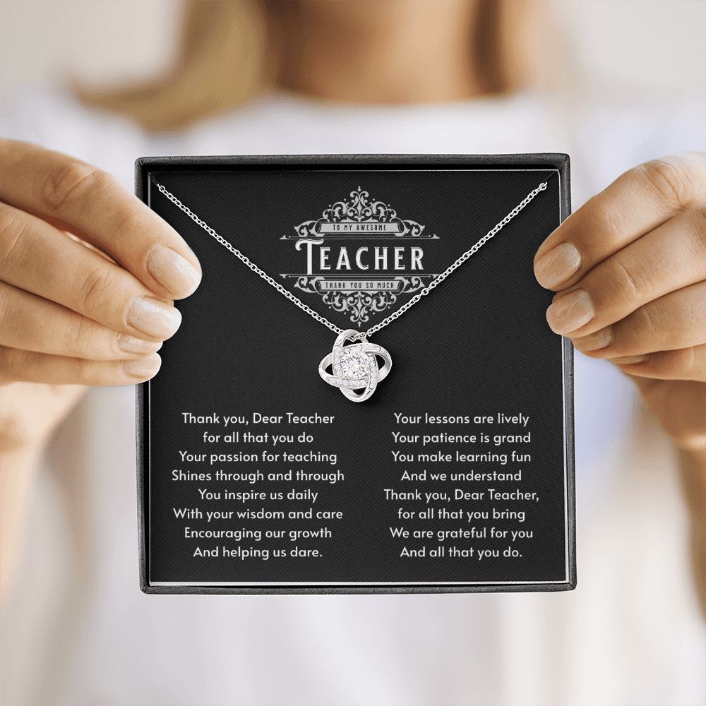 JGF Jewelry Gifts for Family Sterling Silver Pendant Necklace Gift Box Basket Items Ideas for Teachers as Appreciation