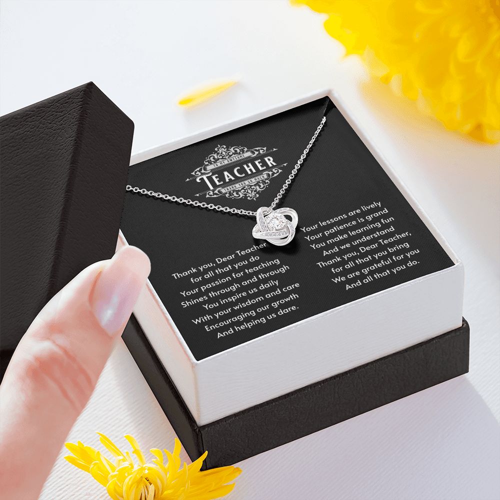 JGF Jewelry Gifts for Family Sterling Silver Pendant Necklace Gift Box Basket Items Ideas for Teachers as Appreciation