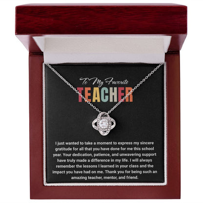 JGF Jewelry Gifts for Family: Sterling Silver Necklace as Thank You Farewell Gifts for High School Mentor Teachers