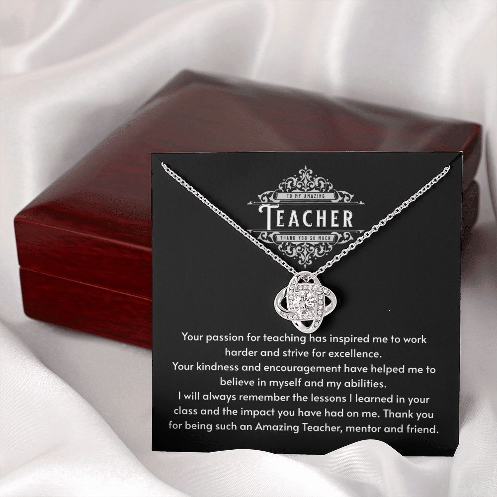 JGF Jewelry Gifts for Family Cubic Zirconia Crystal Necklace Jewelry GITS for Last Day of School for Teachers