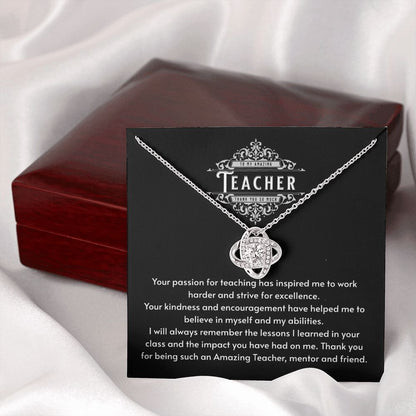 JGF Jewelry Gifts for Family Cubic Zirconia Crystal Necklace Jewelry GITS for Last Day of School for Teachers