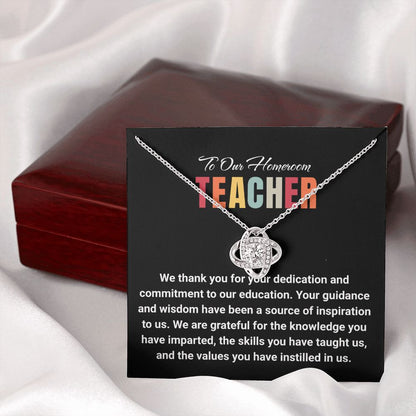 JGF Jewelry Gifts for Family: Thank You Teacher Appreciation Farewell End of Year Necklace Gift from Students