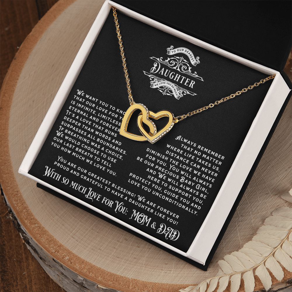 JGF Jewelry Gifts for Family: Beautiful Sterling Silver Necklace Jewelry With Heart Pendant Gift for Daughter from Parents