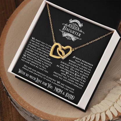 JGF Jewelry Gifts for Family: Beautiful Sterling Silver Necklace Jewelry With Heart Pendant Gift for Daughter from Parents