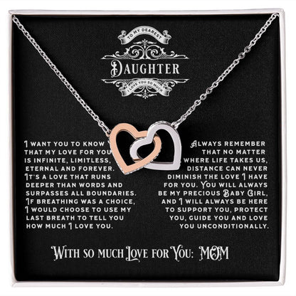 JGF Jewelry Gifts for Family: Beautiful Daughter Gifts from Mom Necklace Sterling Silver Necklace with Heart Pendant