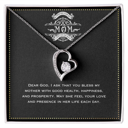 JGF Jewelry Gifts for Family - Trendy Heart Shape Necklace As Special Mother's Day from Daughter and Son