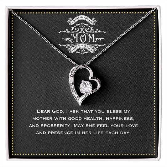 JGF Jewelry Gifts for Family - Trendy Heart Shape Necklace As Special Mother's Day from Daughter and Son