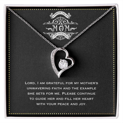 JGF Jewelry Gifts for Family - Simple Heart Pendant Necklace for Sister Mom from Adopted Daughter and Son In Law