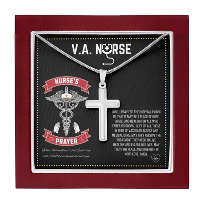 JGF Jewelry Gifts for Family | Proud VA Vascular Access Nurse Gifts for Women