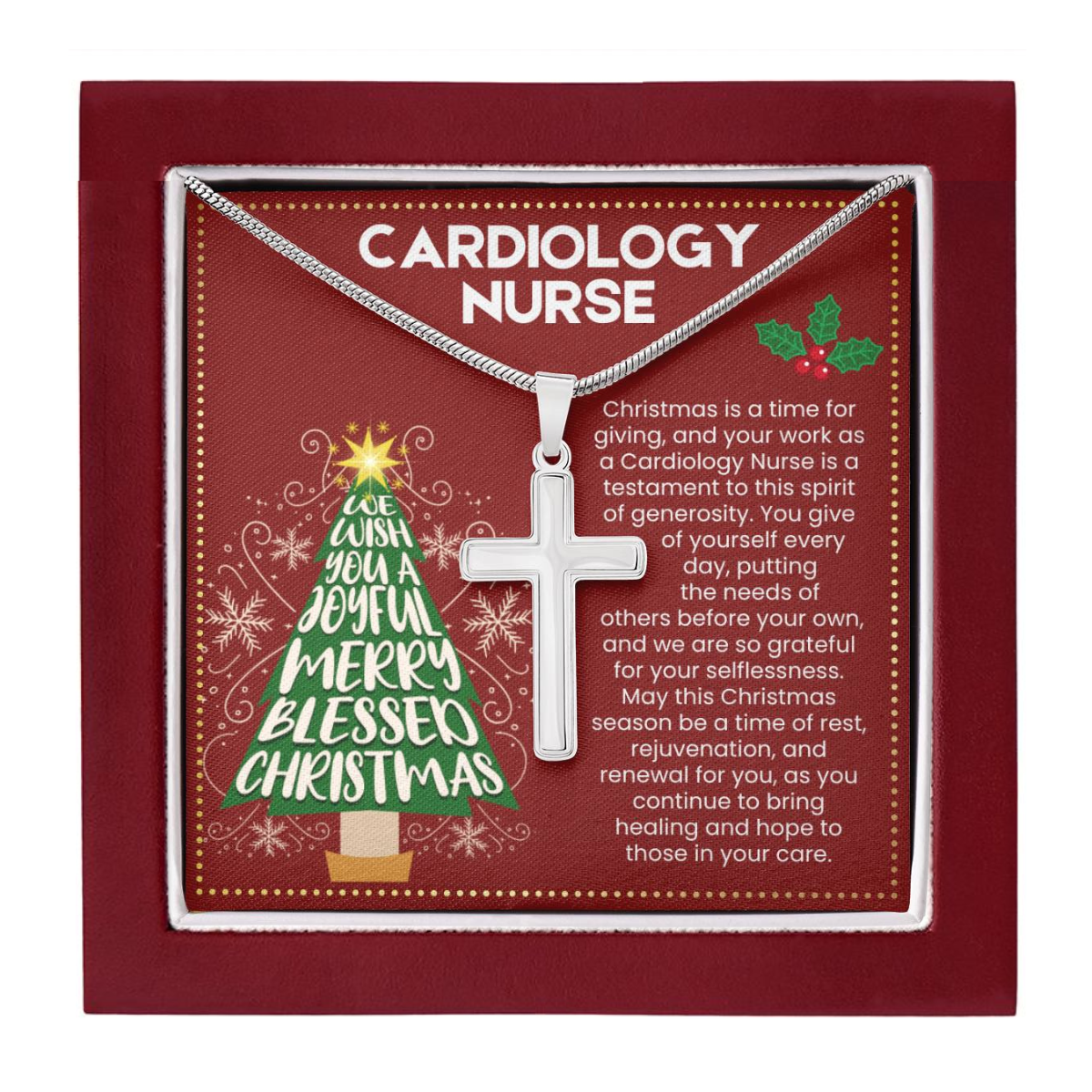 JGF Jewelry Gifts for Family Christmas Gifts for Cardiology Nurses