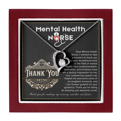 JGF Jewelry Gifts for Family Mental Health Thank You Card For Nurse