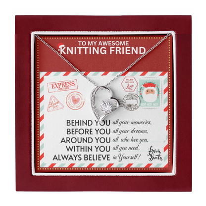 JGF Jewelry Gifts for Family Christmas Stocking Stuffer BFF Friend Knitting Gifts for Girls and Women