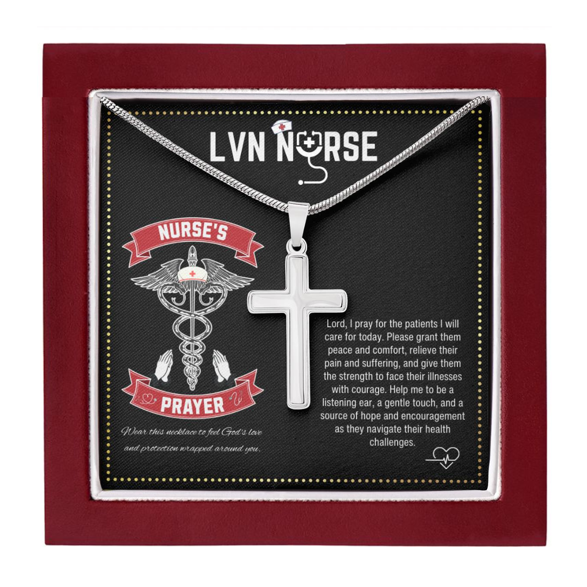 JGF Jewelry Gifts for Family | Licensed Vocational Nurse LVN Nurse Graduation Gift