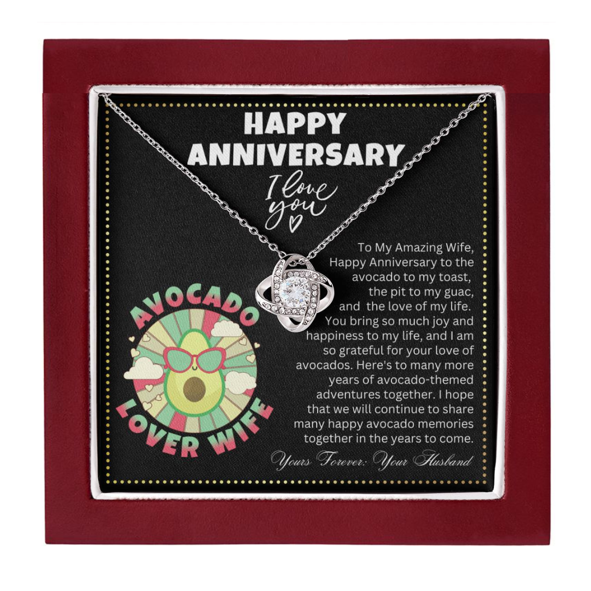 JGF Jewelry Gifts for Family | Avocado Lover Wife Gifts for Anniversary