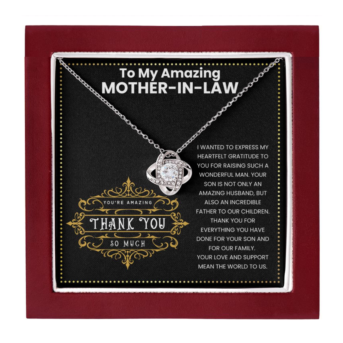 JGF Jewelry Gifts for Family Gifts To My Future Mother In Law