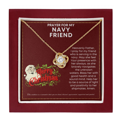 JGF Jewelry Gifts for Family My Friend Is A US Navy Heart Necklace Present