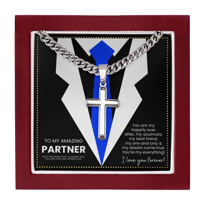 JGF Jewelry Gifts for Family  Silver Necklace Gifts For Your Partner For Him