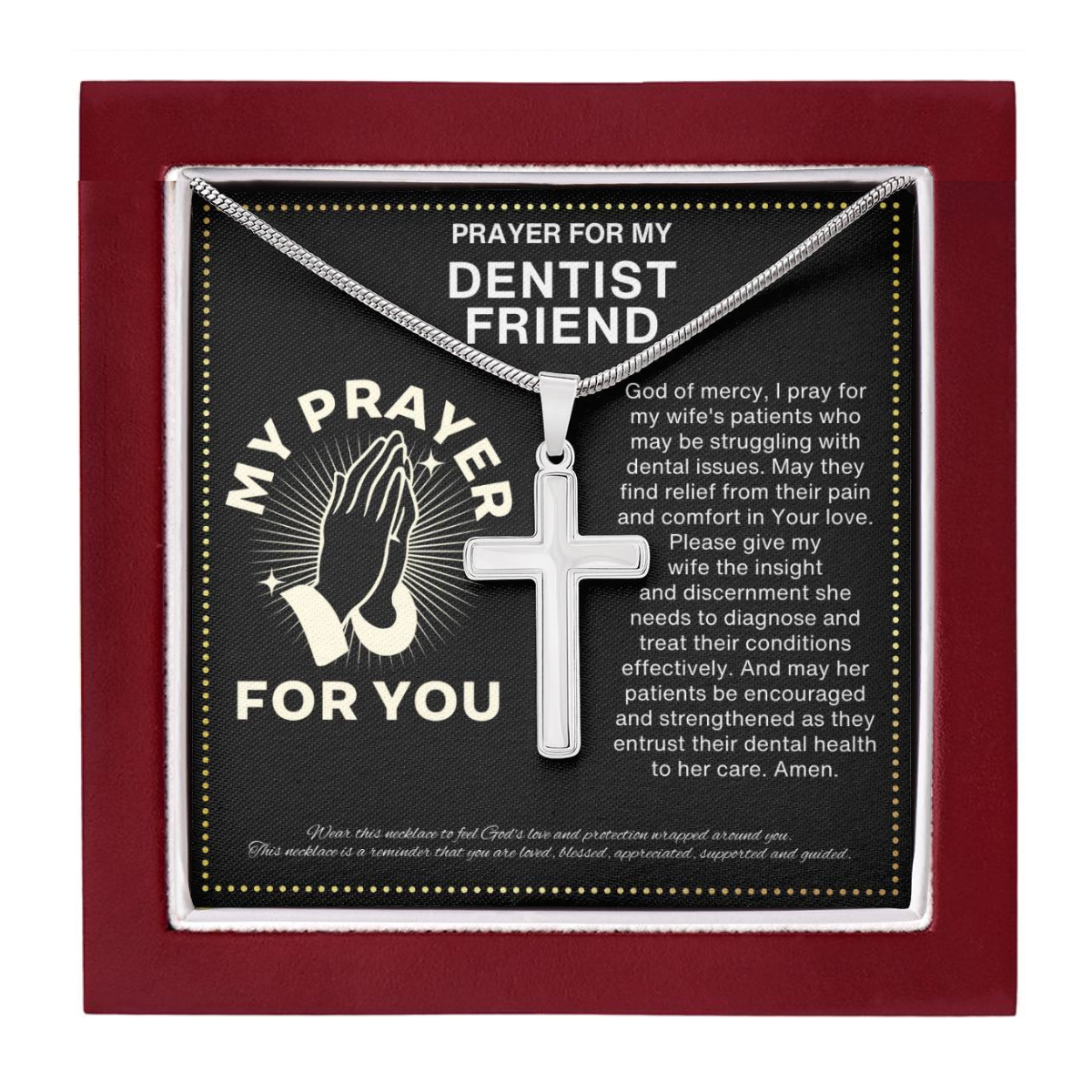 JGF Jewelry Gifts for Family Dentist Birthday Gifts for Men and Women