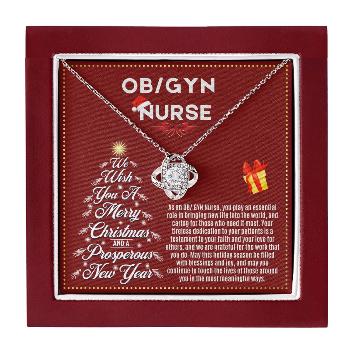 JGF Jewelry Gifts for Family |  Christmas Registered Nurse RN Gynecologist Obstetrician OB/GYN ObGyn OB GYN Practitioner Nurse Gifts