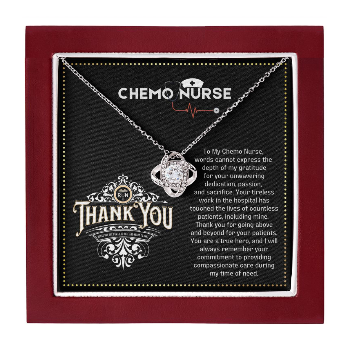 JGF Jewelry Gifts for Family | Chemo Nurse Thank You Gifts | Nurse Necklaces For Women Sterling Silver