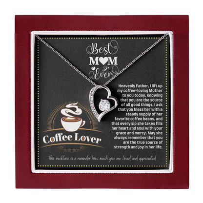 JGF Jewelry Gifts for Family Mom Birthday Gifts From Daughter Coffee I Love You Mom