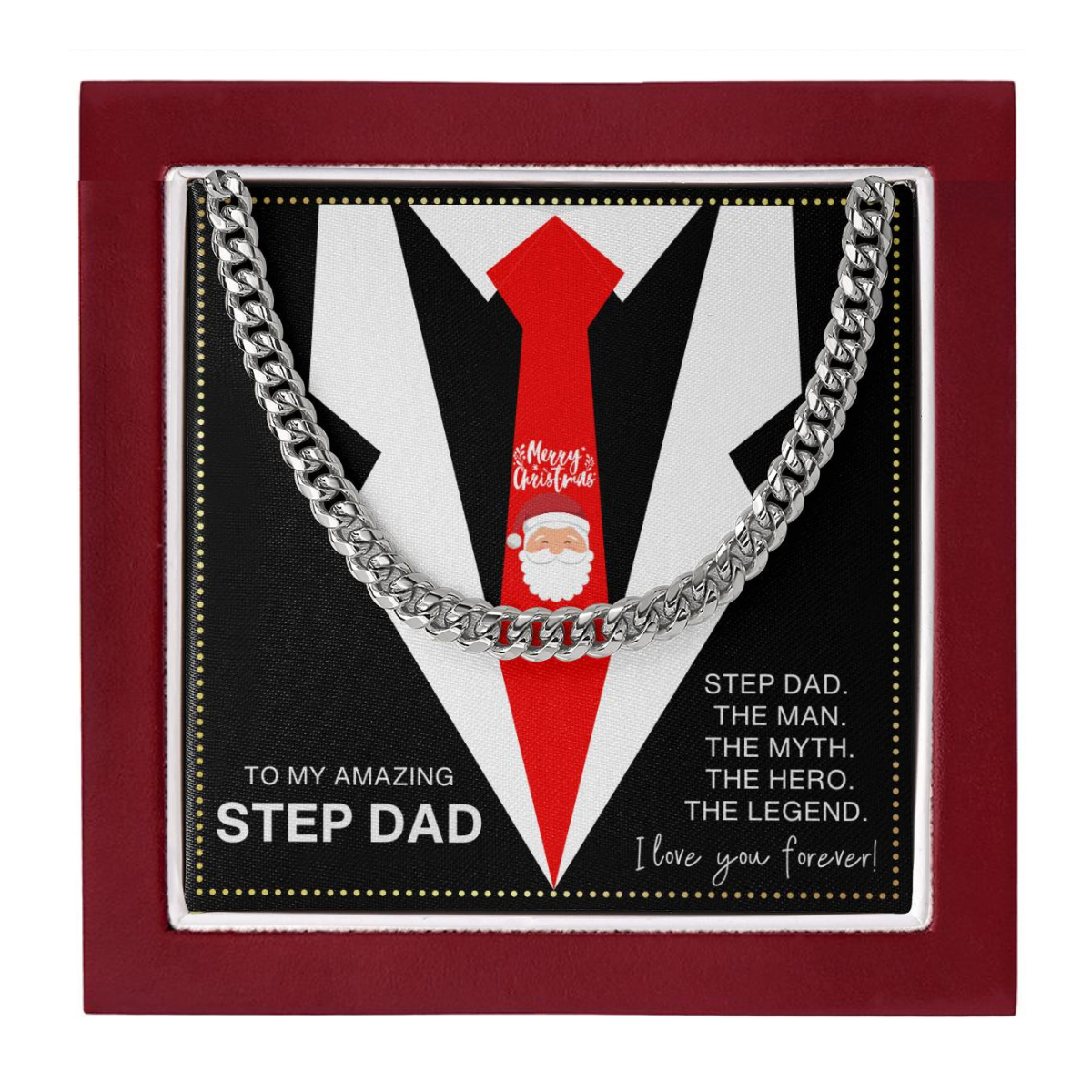 JGF Jewelry Gifts for Family What To Get Stepdad For Christmas From Step Daughter and Son