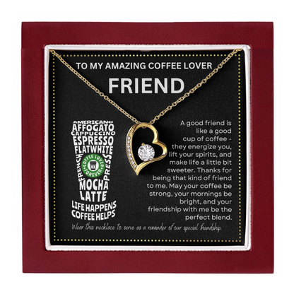 JGF Jewelry Gifts for Family Coffee Is My BFF Friend Bestie Lover for Women Friendship