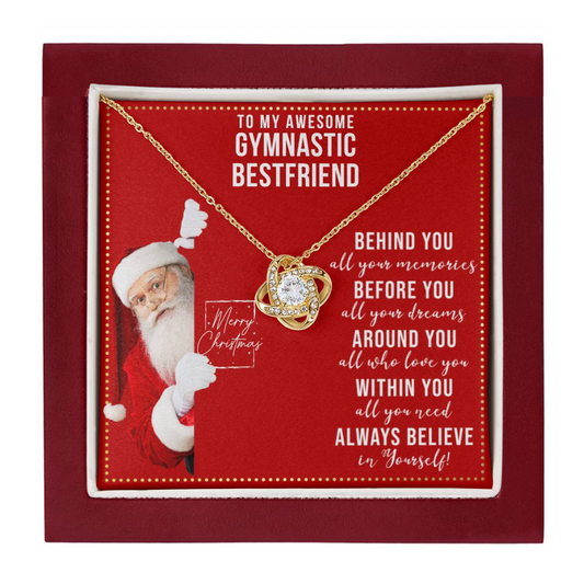 JGF Jewelry Gifts for Family Necklace Gift For Gymnastic Adult Female Bestie BFF Friend