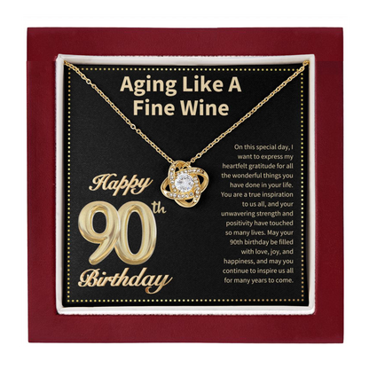 JGF Jewelry Gifts for Family 90th Birthday Card  for Women