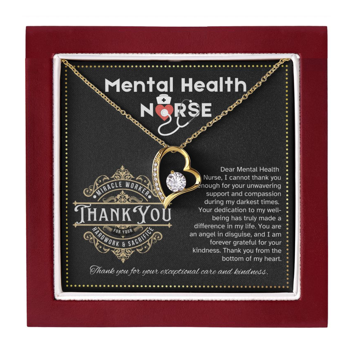 JGF Jewelry Gifts for Family Thank You Gifts For Nurses Mental Health