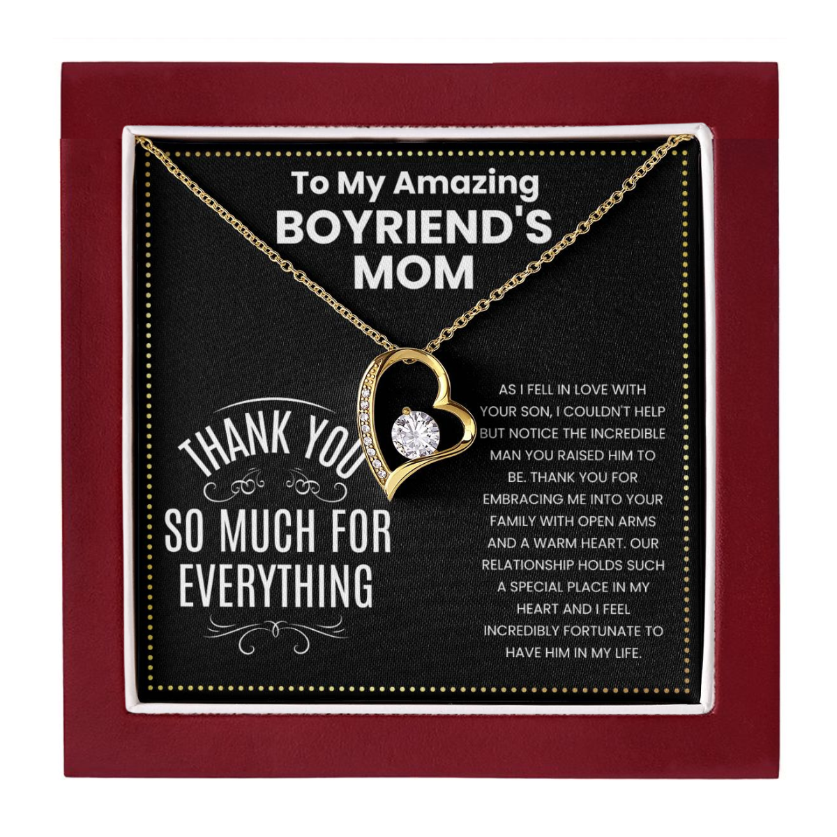 JGF Jewelry Gifts for Family Thank You For Being Awesome Gifts